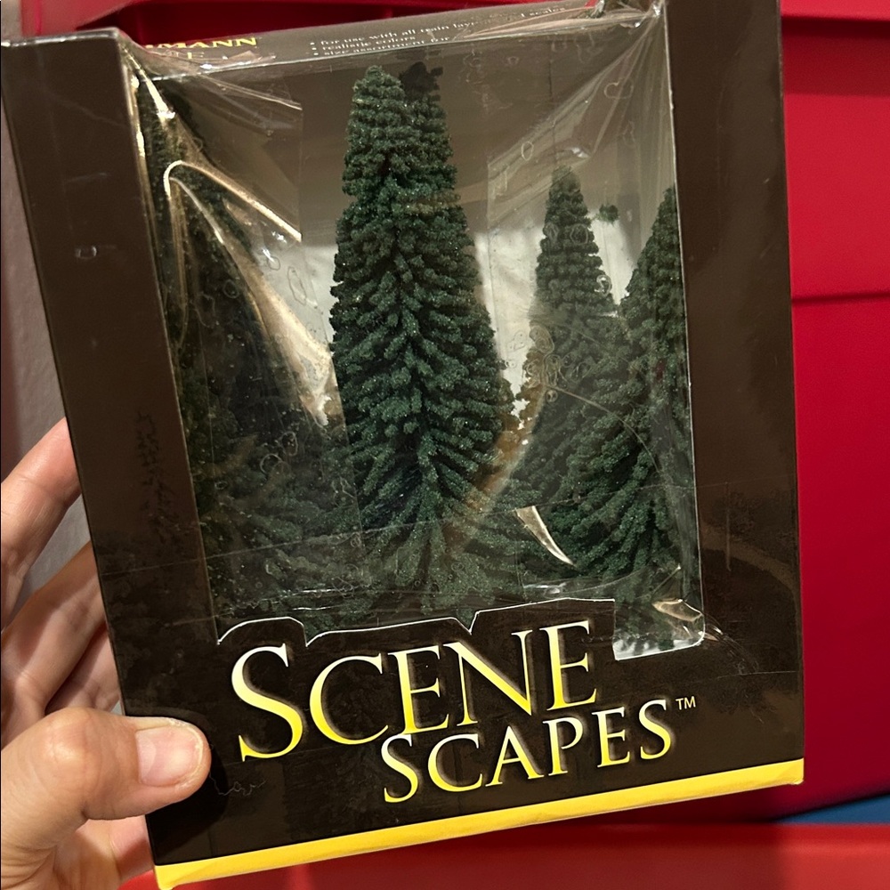 Green Model Pine Trees